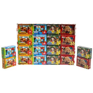 Пазл детский 35 элементов Микс №19 1/32