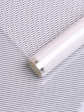 Ролик 70см х8м пленка полипропилен Плиссе белый 1/10