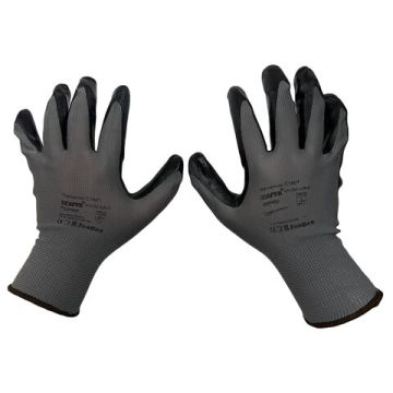 Перчатки нейлоновые SCAFFA Старт нитриловое покрытие р.9 1/12 