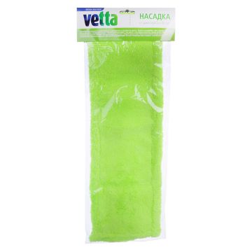 Насадка МОП плоская 40х10см VETTA карманы микрофибра 1/50