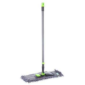 Швабра для пола VETTA микрофиб шенилл телескоп чер 120см насадка 41х12см 1/1 