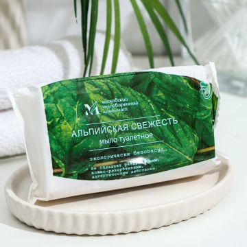 Мыло туалетное 100гр в обертке п/п  Альпийская свежесть 1/80