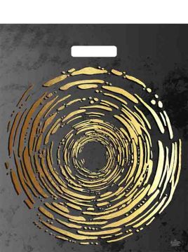 Пакет с вырубной ручкой (38х45)-60 Золотой круг Тико 50/500