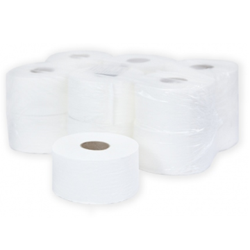 Туалетная бумага проф 180м 2сл белая Терес Комфорт midi 1/12