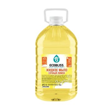 Мыло жидкое 5л ПЭТ ECOBLISS Сочный лимон 1/1
