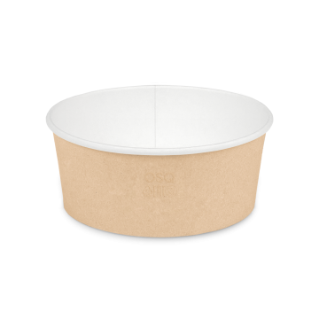 Контейнер бумажный круглый 750мл d-150  крафт OSQ ROUND BOWL 750  (кр 461832, 469485) 45/270