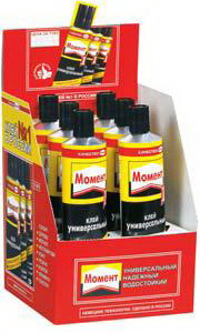 Клей 125мл Момент-1 ш/б 1/6/48