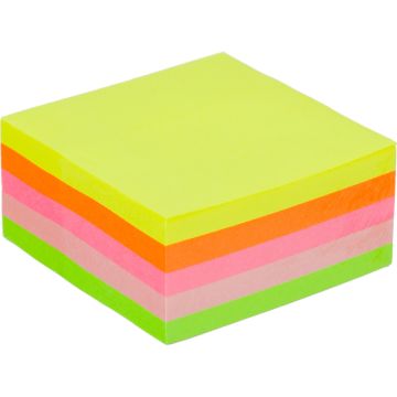 Блок самоклеящийся 51х51мм 400л 5цв неоновый Attache Simple 1/175