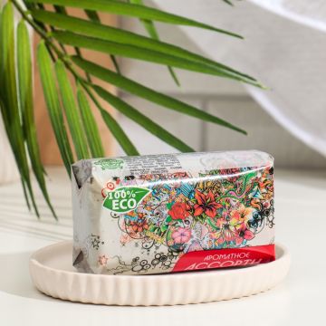 Мыло туалетное 100гр в обертке Душистое облако Ассорти 1/96