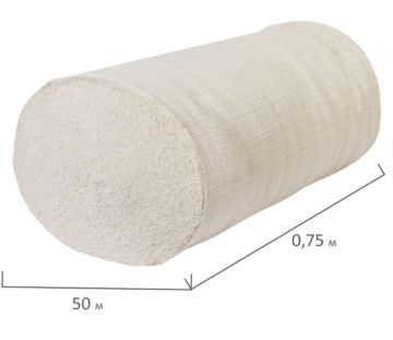 Нетканое холстопрошивное полотно ХПП 0,75м белое (50 п.м.) 160г/м2 LAIMA 1/1