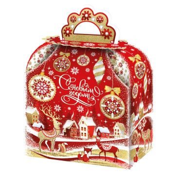 НГ Коробка Ларец 1,0кг 160х100х190мм 1/200