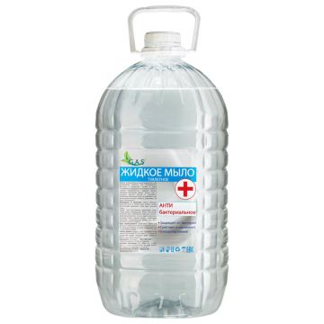Мыло жидкое 4,2л ПЭТ антибактериальное 1/1