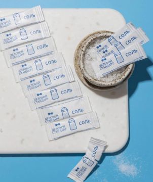 Продукты  Соль пищевая в стиках 1 г порционный Деловой стандарт 1/5000 