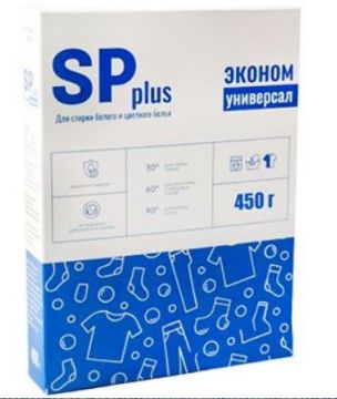 Порошок стиральный SP plus 450г эконом универсал 1/24