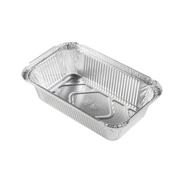 Касалетка алюминиевая 201х118х45/159х84мм 685мл L-край (крышка  ) 50/900