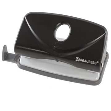 Дырокол на 10листов пластиковый черный Original Brauberg 1/12