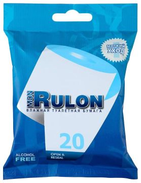 Туалетная бумага влажная Mon Rulon (20) 1/72