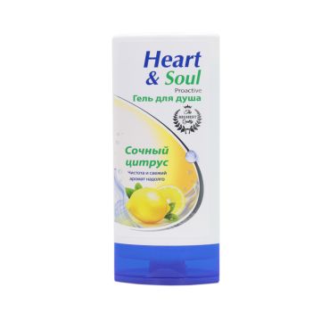 Гель для душа 250мл  HEART&SOUL Сочный цитрус 1/16 