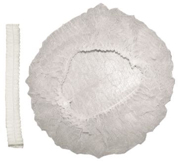 Шапочка Шарлотта белая плотная 100/1000