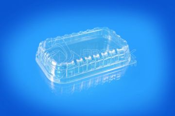 Крышка для контейнера ПР-УКФ-100 прямоуг прозрачная 500/500