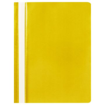 Папка скоросшиватель с прозр верхн лист STAFF желтый 1/25/500