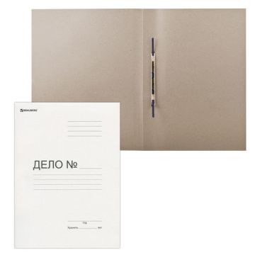 Скоросшиватель картон белый 200л Дело № BRAUBERG 1/150