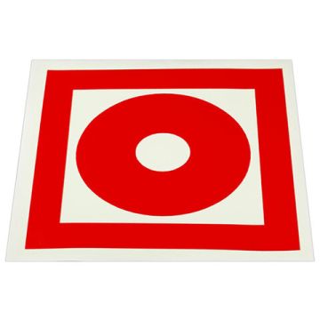 Знак вспомогательный Кнопка включения пожарной автоматики 200х200мм (4шт) 1/500