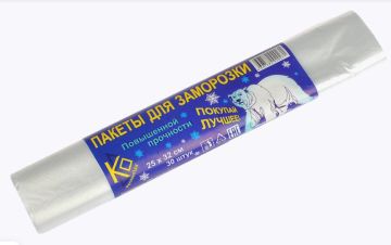 Пакет фасовочный рул для заморозки (25х32)х17 30 шт МП 1/100