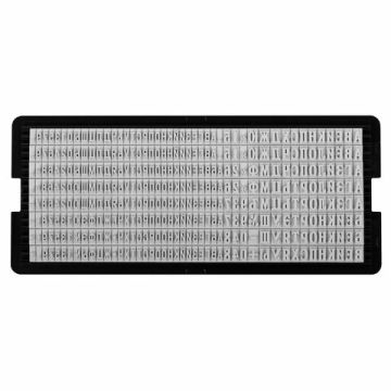 Касса рус.букв/цифр универ., д/самонаб. печатей и штампов TRODAT, 360 симв., шрифт 3,1 и 2,2мм, 1/10