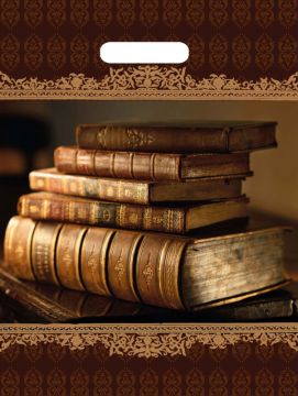 Пакет с вырубной ручкой (31х40)-60 Книги ламинат Тико 50/500