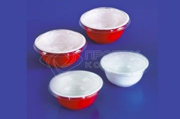 ВПС Миска (d-130мм h-65мм) белая круглая с/коут 480/480