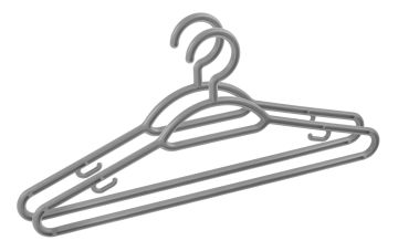 Вешалки-плечики для сорочек р48-50 2шт 420х60х220 1/24