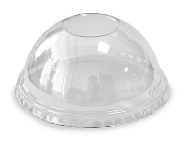 Крышка для стакана шейкер ПЭТ d-95 купольная без отверстия ПолиЭр 50/1000