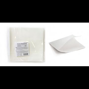 Пакет бумажный уголок 175х175 40гр/м жиростойкий белый ламинированный КП 100/5000