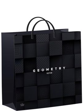 Пакет пластиковый (30х30+10)-140 Вектор геометрии Тико 1/40