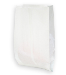 Пакет бумажный 200х85х285мм белый ламинированный 1000/1000   