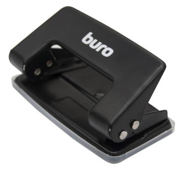 Дырокол на 10листов металлический черный Buro Elementary 1/12