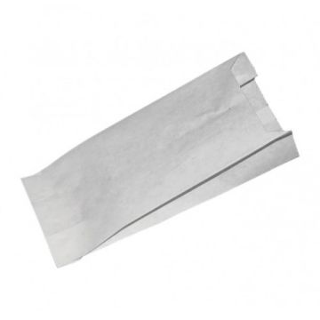 Пакет бумажный белый 210х140х60 жиростойкий без ручек и печати 1500/1500 