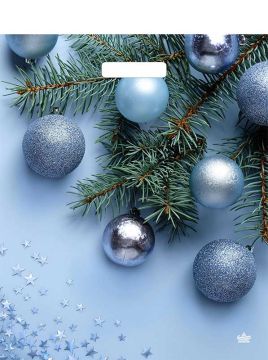 НГ Пакет с вырубной ручкой (38х45)-60 Звездное конфетти 50/500