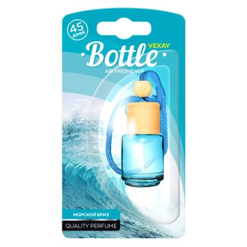 Ароматизатор подвесной бутылочка  BOTTLE  VEXAY - Морской бриз, 1/64 