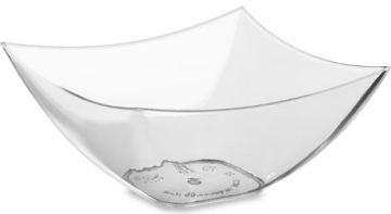 Креманка 90мл 70х70х35мм чаша Квадрат прозрачная 25/500