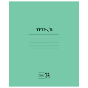 Тетрадь 12л линия с полями эконом ПИФАГОР /200