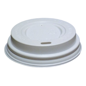 Крышка для бумажных стаканов d 90 мм с открытым питейником белая Атлас 100/1200