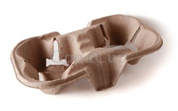 Держатель для 2-х стаканов пульпекартон 100/100