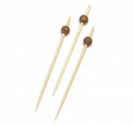 Пика для канапе Бусина Эко 12см (100шт) 1/40