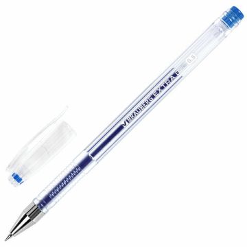 Ручка гелевая синяя 0,5мм линия 0,35мм BRAUBERG EXTRA 1/12