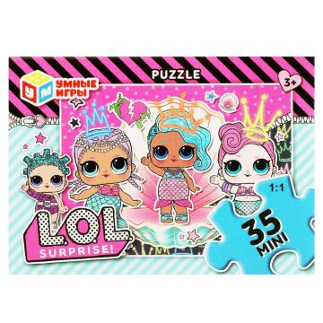 Пазл детский 35 элементов Лол 1/32