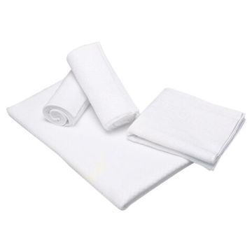 Полотенце одноразовое белое 35х70 50шт спанлейс 40 г/м2 ЧИСТОВЬЕ 1/27