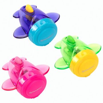 Точилка 1 отверстие с контейнером BRAUBERG JET 1/18