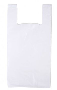 Пакет Майка ПНД (28+17)х48-12 белая 200/3000